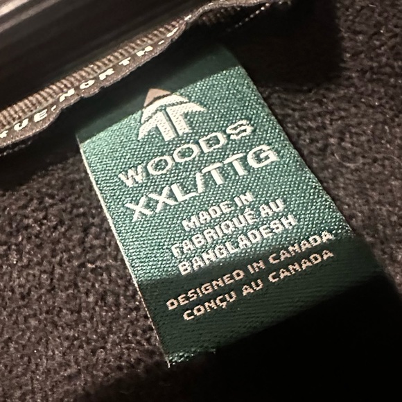 Woods Fleece lined softshell jacket with detachable hood - Picture 3 of 5